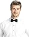 Formal Shirts Fitted Mens Solid Color Dress Shirt or Tuxedo Shirt, 100 Percent Luxe Microfiber, Spread Collar White 15-15.5