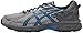 ASICS Men's Mens Gel-Venture 6 Athletic Shoe, Aluminum/Black/Directoire Blue, 9 Medium US