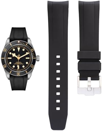 Amazon.com: 22mm Solid Steel Bracelet Watch Band For Tudor Black