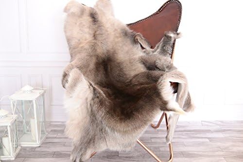 Reindeer Hide | Real Natural Reindeer Rug | Reindeer Skin | Throw Large - Scandinavian Style | #0RE22