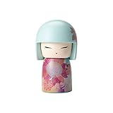Enesco kimmidoll “Megumi Goodness” Stone Resin Mini Doll Figurine, 2.17”