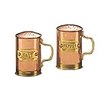 Old Dutch Decor Copper Salt and Pepper Shaker Set, 2-3/4-Inch