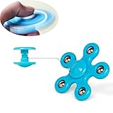 Fun Five angle ABS Base Bearings Focus Toy,Leaf Fingertips Gyroscope,High Speed Average Spins,ADHD Anxiety Autism Boredom Stress Focus Children and Adults(random color)