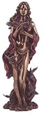 Aphrodite (Venus) Greek Roman Goddess of Love Statue, Real Bronze Powder Cast 12-inch Sculpture