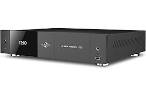 Dune HD Ultra Vision 4K | D Vision | HDR 10+ | Ultra HD | High-End Full Size Media Player and Android Smart TV Box | RTD1619 