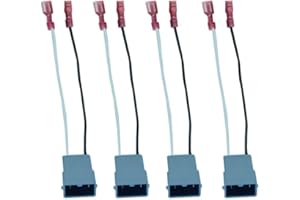 RonDexy 72-7800 Car Speaker Wire Harness – 2 Pairs (4 Pieces) – Compatible with 1990 and Newer Honda & Acura Models