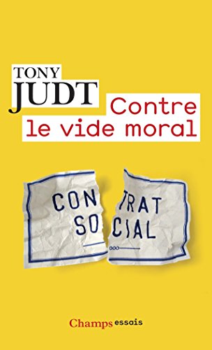 Contre le vide moral