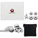 Headphones Red Ant H2 Double Horns High Resolution Heavy Bass In-ear Earphones with Mic for SmartPhones (White)