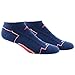 adidas Women's Climacool No Show Socks (2 Pack), One Size, Mineral Blue/Sun Glow/Shock Red