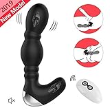 Anal Vibrator Prostate Massager with Dual Motors 7 Strong Vibration Modes, PALOQUETH UnisexÂ Waterproof Anal Stimulator Sex Toy RemoteÂ ControlÂ for Beginners Advancers MenÂ & Women, Rechargeable