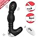Anal Vibrator Prostate Massager with Dual Motors 7 Strong Vibration Modes, PALOQUETH Unisex Waterproof Anal Stimulator Sex Toy Remote Control for Beginners Advancers Men & Women, Rechargeable