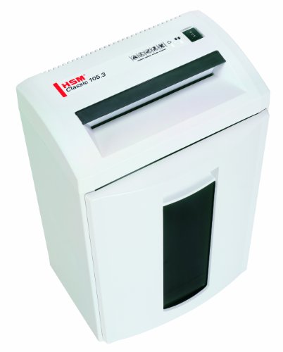 HSM Classic 105.3c, 12-14 Sheets, Cross-Cut, 8.7-Gallon Capacity Shredder - Thumbnail 3
