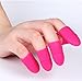 Anboo 10PCS Silica gel Nail Soak Off UV Gel Art Polish Remover Wrap CapGift (one size, Hot Pink)