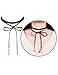 Mudder 4 Pieces Long Chain Black Velvet PU Leather Choker Necklace Stretch Tattoo Tassel Necklaces Set