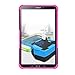 Galaxy Tab A 10.1 Case, Windrew Heavy Duty Hybrid Protective Case with Kickstand Impact Resistant for Samsung Galaxy Tab A 10.1 Inch SM-T580 SM-T585 + Screen Protector Film and Stylus Pen (Pink)