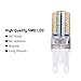 Warmoon G9 LED Light Bulbs, 5W Warm White, 3200K, 360 Degree Beam Angle 3014 SMD 64 LED Corn Crystal Light Bulbs (Pack of 6)