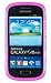 DandyCase 2in1 Hybrid High Impact Hard Sea Green Flower Pattern + Pink Silicone Case Cover for Samsung Galaxy S3 Mini i8190 + DandyCase Screen Cleaner