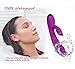 Silicone Portable Vibrator,Multi-Functional Rechargeable USB Cordless Therapeutic Handheld Electronic Vibrator for Home Personal Fitness Sports