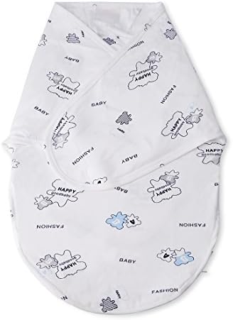 Healva Baby Sleep Sack 100% Cotton Muslin Swaddle Blanket, Adjustable Velcro Baby Three-in-One Sleeping Bag with Inner Pounch and Outer Sack (0-6 months) - Gently Weighted Design for Better Sleep
