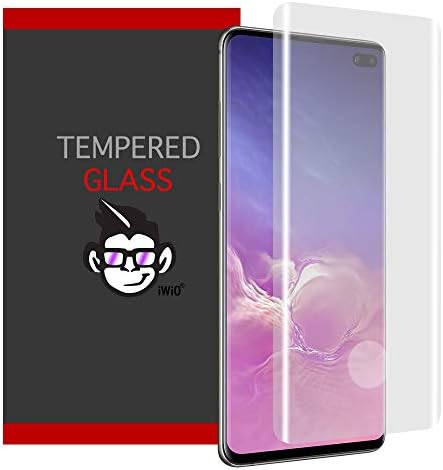 IWIO Galaxy S10 Glass Screen Protector, Samsung Galaxy S10 Tempered Glass Support Ultrasonic Fingerprint Sensor For Samsung Galaxy S10 2019 (Samsung Galaxy S10 2019, Glass Screen Protector)
