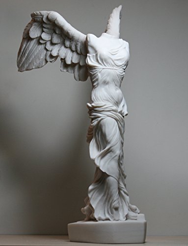greekartshop Winged Nike Victory of Samothrace Goddess Cast Marble Statue Sculpture 14.17΄΄ - Thumbnail 7