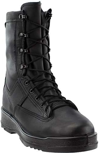 B Belleville Arm Your FeetBelleville 880 ST 8 Inch Waterproof Black Leather Steel Toe Boots for Men - US Navy Flight EH Rated 200g Insulated with Gore-Tex and Vibram Fire & Ice Outsole; Berry Compliant