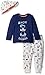Rosie Pope Baby Boys'' 3 Piece Ahoy Captain Long Sleeve Shirt, Cap and French Terry Pant