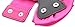 Aivtalk Solid Bow knot Women's Buckle Stretch Waist Belt Cinch, Deep Pink, Length: 23.62~31.50inch Width: 1.57inch