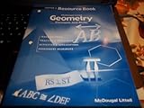 Geometry: Concepts and Skills: Resource Book Chapter 6