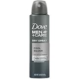 Dove Men+Care Dry Spray Antiperspirant Deodorant, Cool Silver 3.8 oz