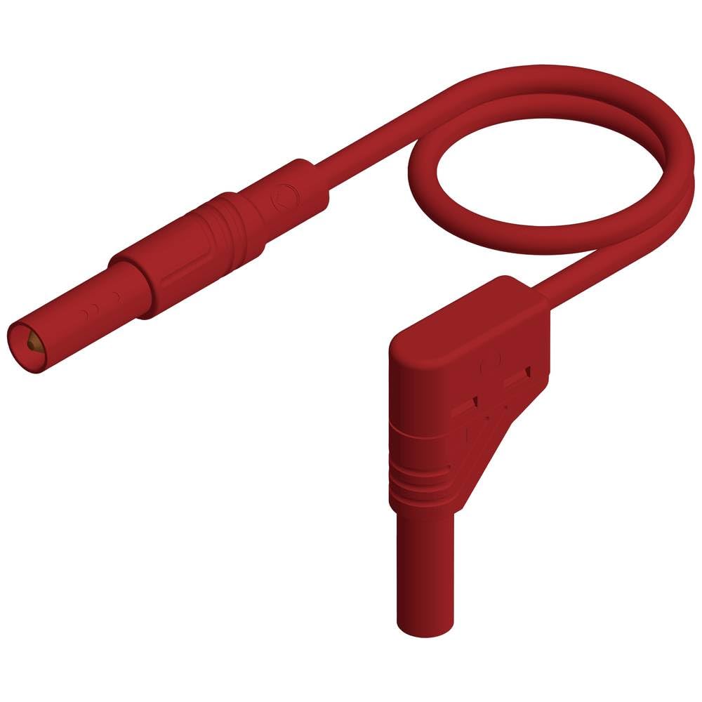 Safety End Caps [4 mm Piping Plug - 4 mm Piping Plug] 1 m red sKS Hirschmann MLS SIL WG 100/1 Ro