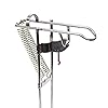 LeaningTech-RHA-01-Stainless-Fishing-Rod-Holder-Rack-with-Automatic-Tip-Up-Hook-Setter-Double-Spring-Adjustable-Folding-Holder-Silver