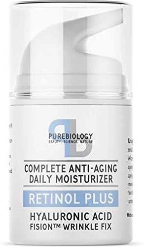 pure biology retinol plus moisturizer
