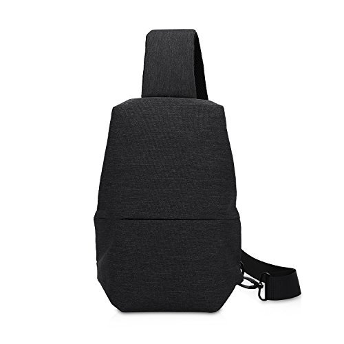 KAKA Chest Shoulder Pack Sling Bag Small Crossbody Backpack Unbalance Gym Fanny Pouch for Men Women