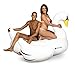 Inflatables Giant White Swan Plastic Pool Float, 6' Wide