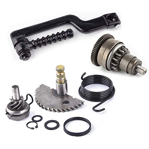 Start Gear + Start Clutch + Kick Pedal Kit for GY6 49cc 50cc 139qmb Scooters Moped Roketa Taotao Jonway