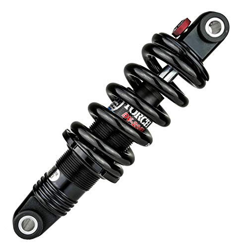 DNM Damping 2 System Mountain Bike Rear Shock Rebound/Preload Anodized AL 6061 Coil Spring 750 Lbs 200mm (7.87") x 55mm