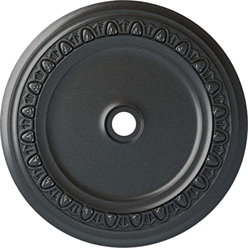 Ekena Millwork CM41CAPES 41" x 4" x 2-3/8" Caputo Ceiling Medallion, Pewter