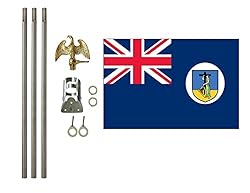 Montserrat 3x5 ft Outdoor Flag and Flag Pole