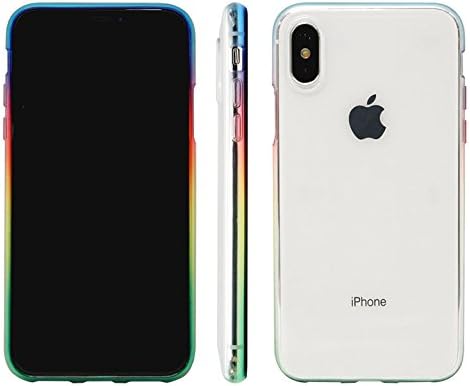 Dyed iPhone X Case Perfect Feel TPU by DyeCase (( Slim Fit Cases Silicone Japan Anime Manga Art Kawaii Rainbow Unicorn iPhone Rainbow Case iPhone Case Rainbow Pride Gay Pride LGBT Pride )) - Rainbow