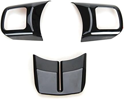 Premis Steering Wheel Decorative Cover Trim For Jeep Wrangler JK 2011 2012 2013 2014 2015 2016