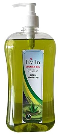 EYLIN Herbal Shower Gel - Enriched with Neem & Aloe Vera Body Wash 1 Liter
