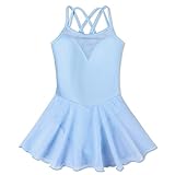 BAOHULU Girl's Ballet Dance Camisole Tutu Skirted Leotards Dancewear
