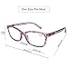 DOOViC 4 Pack Computer Reading Glasses Blue Light Blocking Anti Eyestrain Spring Hinge Stylish Readers for Women 1.50 Strength