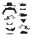 12pc Outlet Stickers Wall Socket Plug Cover Vinyl Decal Bumper Sticker