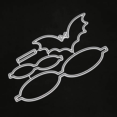 Bats Bow Tie Shape Metal Cutting Dies Stencil DIY Scrapbooking Album Stamp Paper Card Embossing Craft Decor - Thumbnail 2