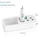 CORNERIA Easy-Store Toothbrush Holder - Bathroom Multi-Purpose Strong Suction Toothbrush Caddy - Detachable (White)