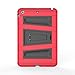 MoKo iPad Mini 3 / 2 / 1 Case, Silicone + Black Hard Polycarbonate Protector with Foldable Stand Cover Case for Mini 3, Mini 2 and Mini (2012 1st gen), RED (Will not fit iPad Mini 4)