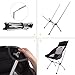 MOON LENCE Compact Camping Chair High Back Ultralight Portable Folding Backpacking Chair Summer Camping-Super Breathable …
