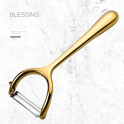 Multi-Purpose Fruit and Vegetable Peeler in The Home Kitchen Gold Single